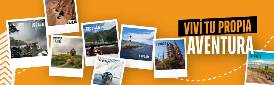 Mapa de Argentina - Sucursales Fit Car Rental en todo el país